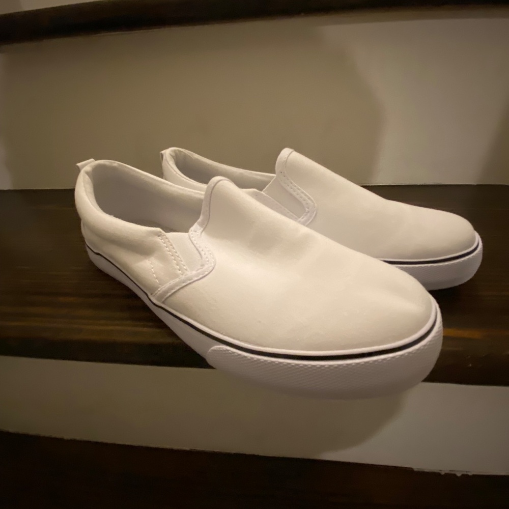 Target White Sneakers, Size 7